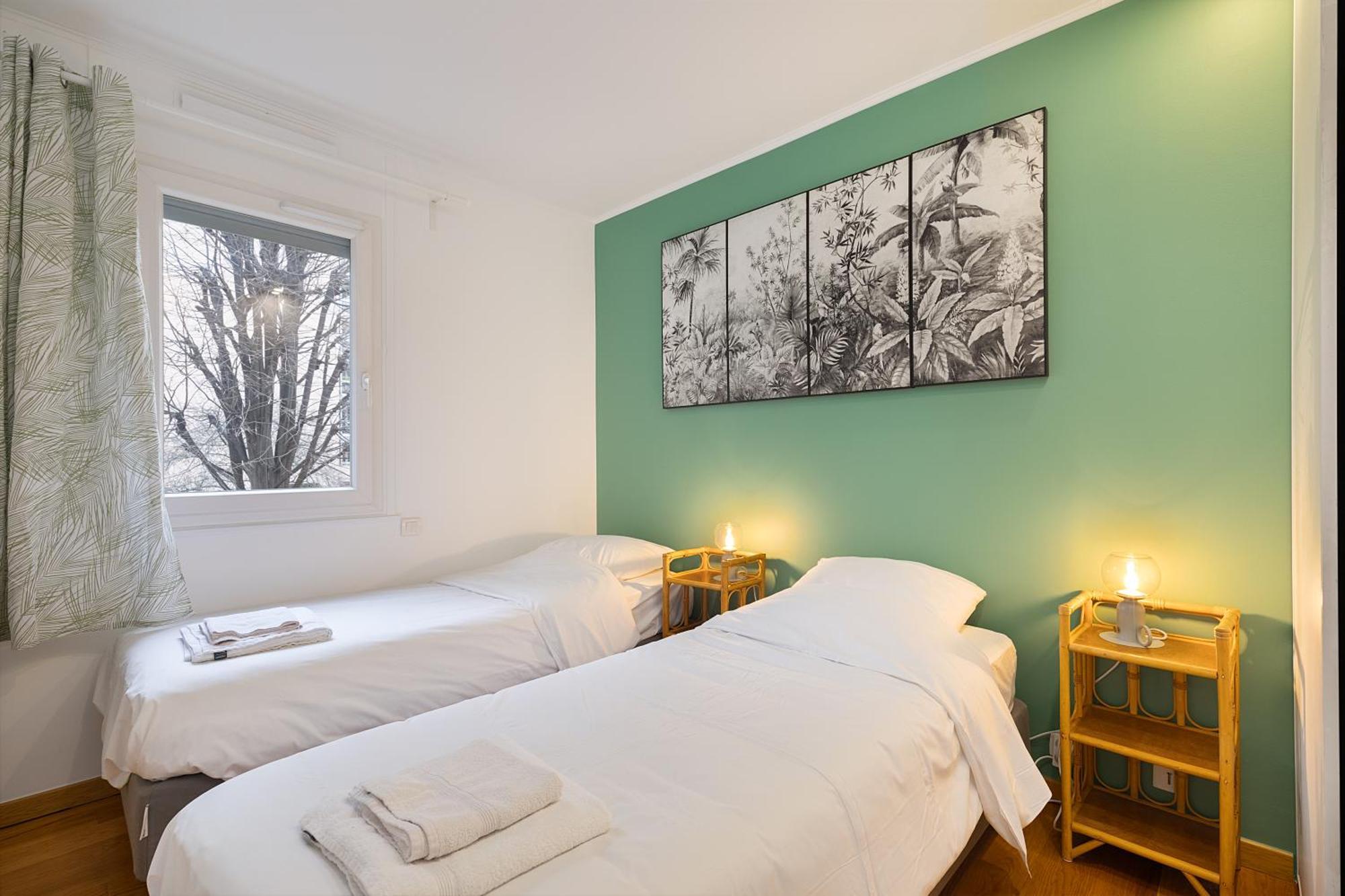 Cosy'N Paris - Parking Secure - Metro 14 - Wifi - Terrace - Premium Bedding Apartment Жантили Екстериор снимка